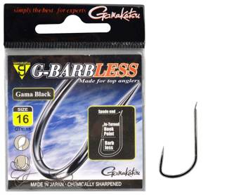 Haczyki Gamakatsu Gama Black Hooks BB