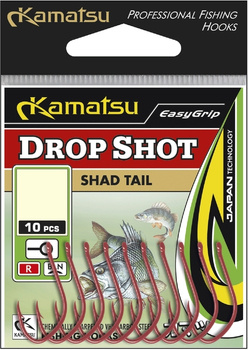 Haczyki Kamatsu Drop Shot Shad Tail