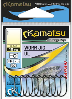 Haczyki Kamatsu Worm Jig UL