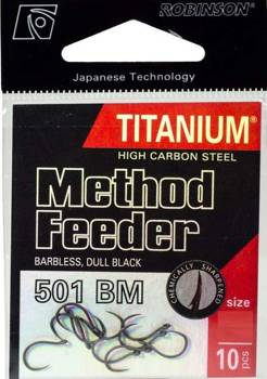 Haczyki Robinson Titanium Method Feeder 501