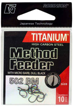 Haczyki Titanium METHOD FEEDER 502