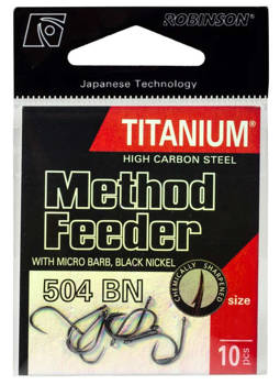 Haczyki Titanium METHOD FEEDER 504