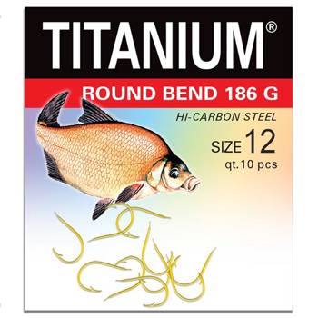 Haczyki Titanium ROUND BEND 186