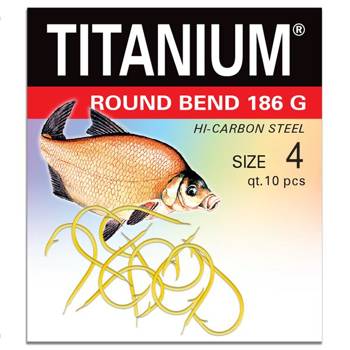 Haczyki Titanium ROUND BEND 186