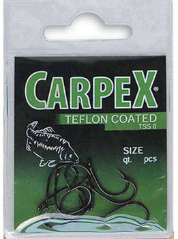 Haczyki karpiowe Carpex Teflon Super Strong 8