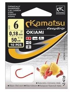 Haczyki z przyponem Kamatsu Okiami 5220