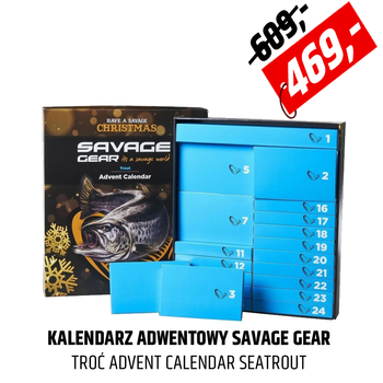 Kalendarz adwentowy Savage Gear Advent Calendar Seatrout