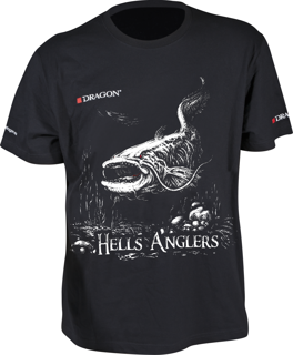 Koszulka wędkarska, T-shirt Dragon Hells Anglers - Sum