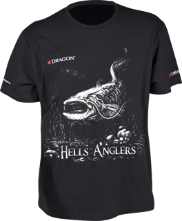 Koszulka wędkarska, T-shirt Dragon Hells Anglers - Sum