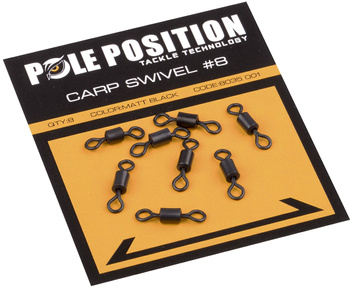 Krętliki Pole Position Black Carp Swivel