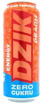 Napój Dzik Energy Peach Zero Kalorii 500ml