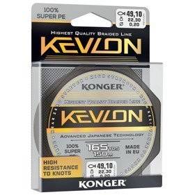 Plecionka 4-splotowa Konger Kevlon x4 Black 150m