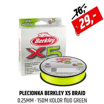 Plecionka Berkley X5 Braid