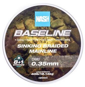 Plecionka Nash Baseline Sinking Braid