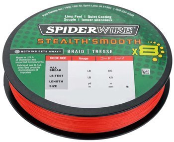 Plecionka Spiderwire Stealth Smooth 8 Czerwona - 150m