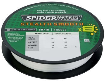 Plecionka Spiderwire Stealth Smooth 8 prześwitująca - 150m