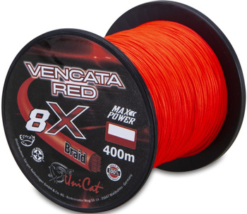 Plecionka Uni Cat 8X Vencata Red