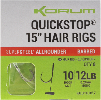 Przypony Korum Big Fish Quickstop Hair Rigs