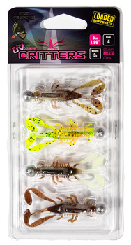 Zestaw gum Fox Rage UV Micro Critter