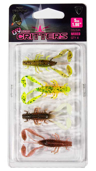 Zestaw gum Fox Rage UV Micro Critter