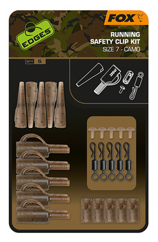 Zestaw końcowy Fox Edges Camo Running Safety Clip Kit