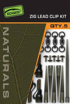 Zestaw końcowy Fox Naturals Zig Lead Clip Kit