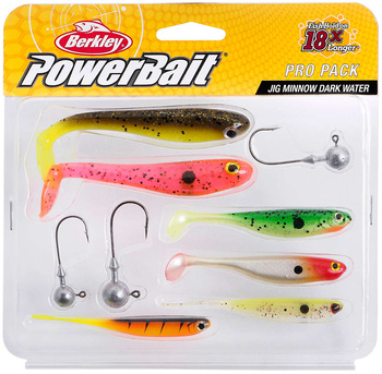 Zestaw przynęt Berkley Pro Pack Jig Minnow Dark Water