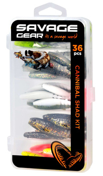 Zestaw przynęt Savage Gear Cannibal Shad Kit