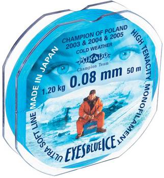 Żyłka podlodowa Mikado Eyes Blue Ice